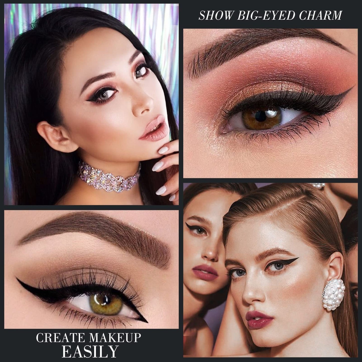 Matte Quick-Dry Eyeliner – Waterproof, Smudge-Proof & Gift-Ready! 💄🎁