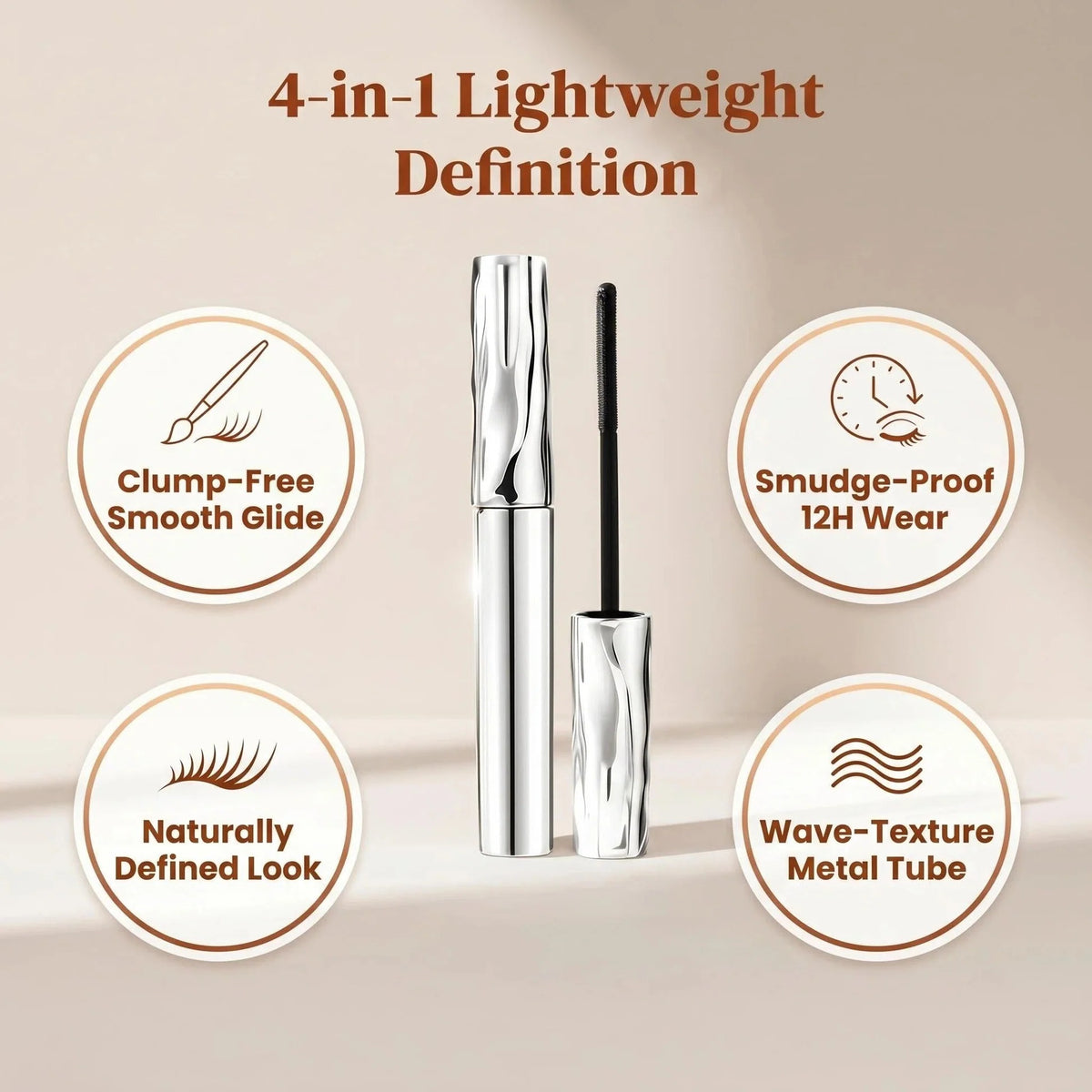 ✨Ultimate Waterproof & Sweatproof Lengthening & Curling Mascara👁️