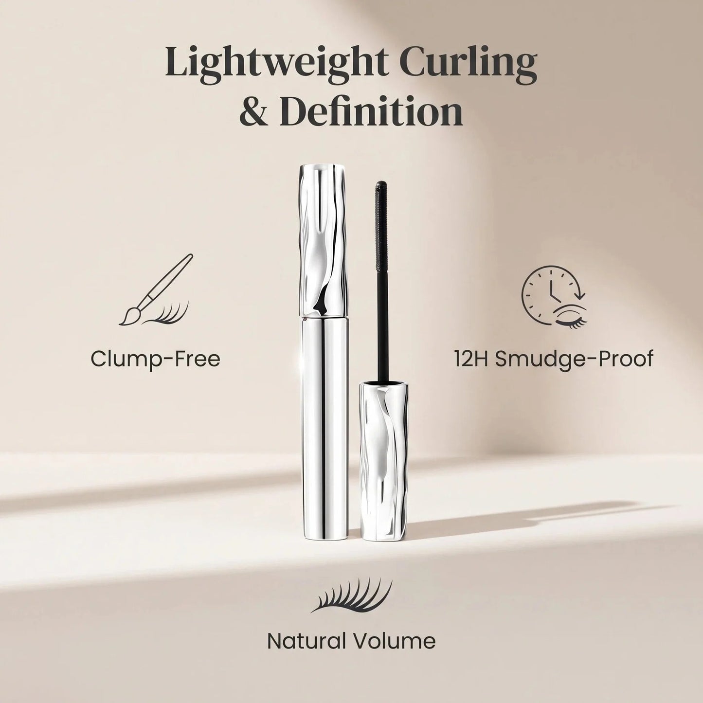 ✨Ultimate Waterproof & Sweatproof Lengthening & Curling Mascara👁️
